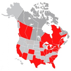 EMSL Analytical, Inc.’s North America Locations