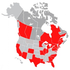 EMSL Analytical, Inc.’s North America Locations