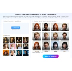 Mango AI introduces an entertaining twist to normal photos with its face dance tool.