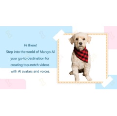 Mango AI helps users create realistic talking animals.